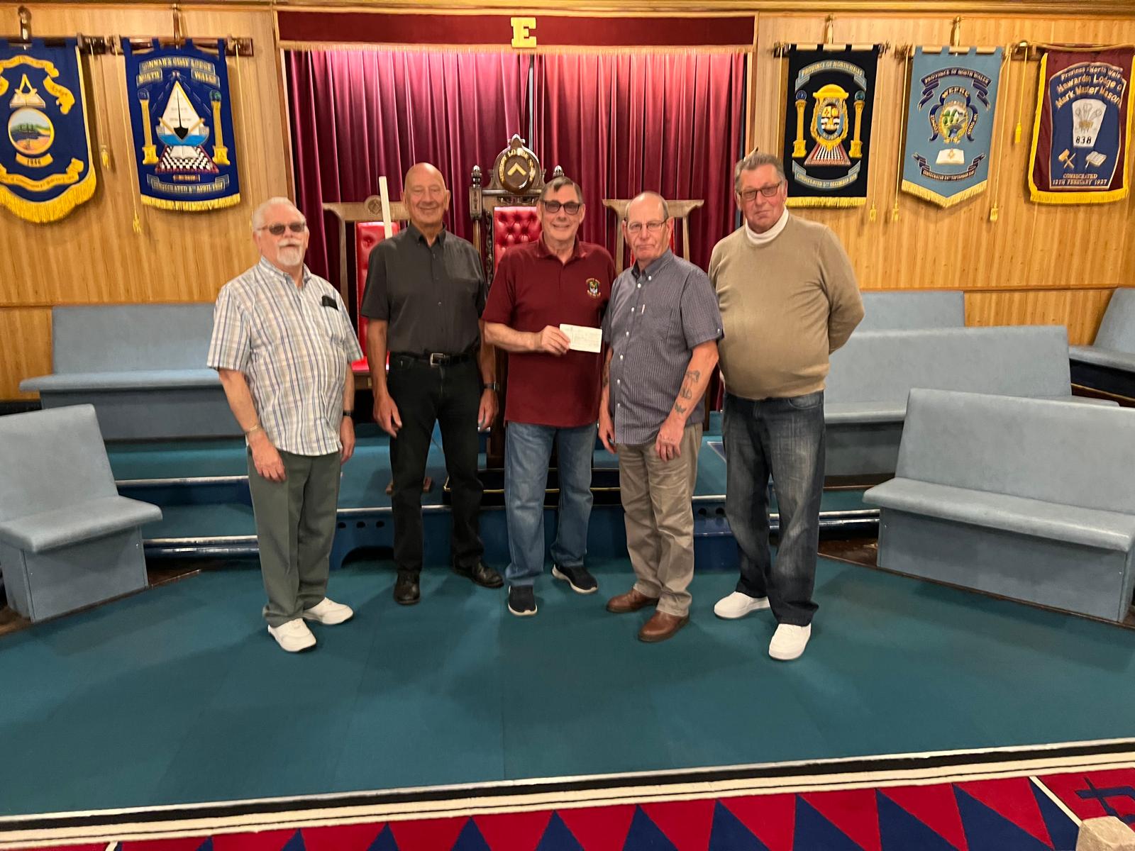 donation to Connahs Quay Bowling Club May 2025
